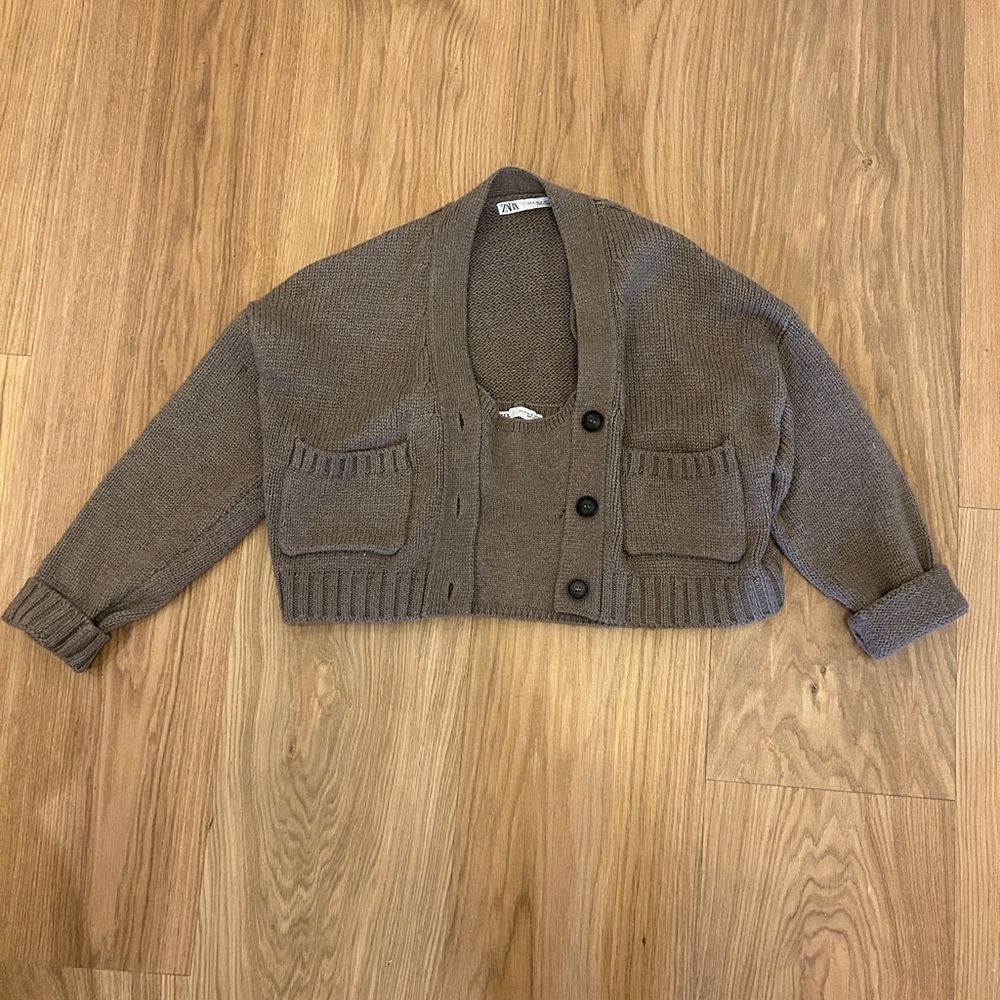Zara Matching Sweater + Cami
